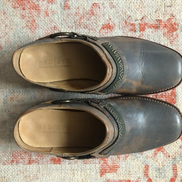 Triad Bed Stu leather mules clogs sleep on - Picture 5 of 9